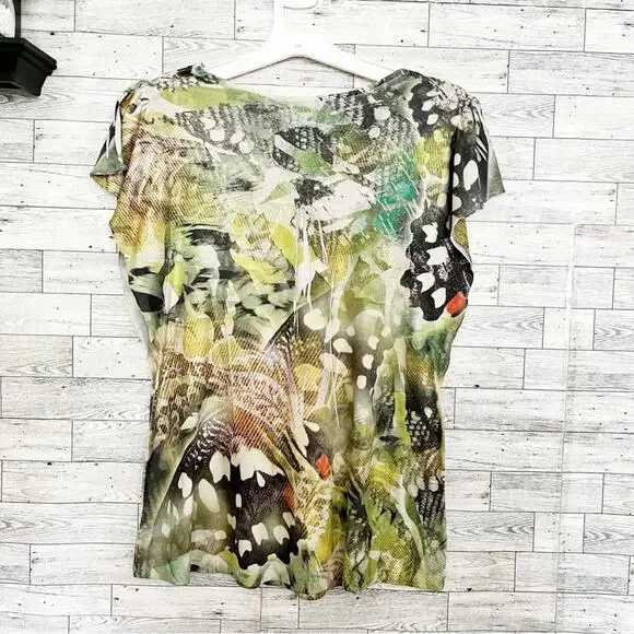 Dress Barn M Watercolor Floral Top – Lightweight Everyday Blouse - Picture 6 of 8